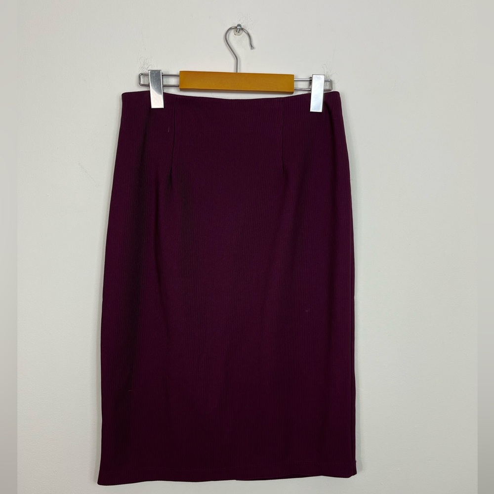 Forever 21 High Waist Knee Length Pencil Skirt Sz L